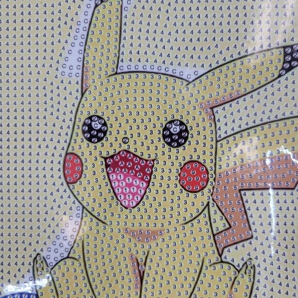 Brand New DIY Pokemon Diamond Beads Art With Frame - Picture 3 of 9
